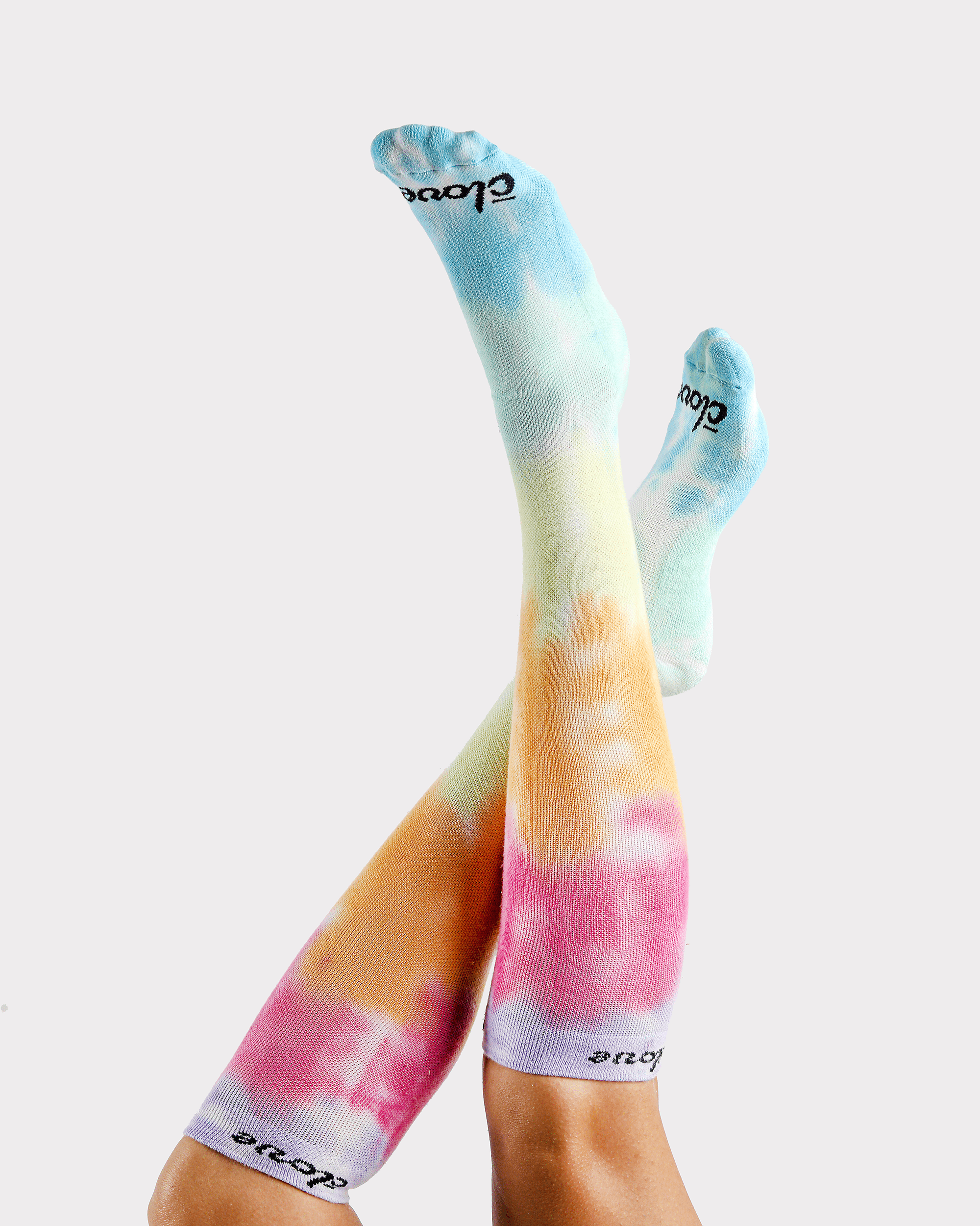 Compression Socks – Rainbow Tie Dye